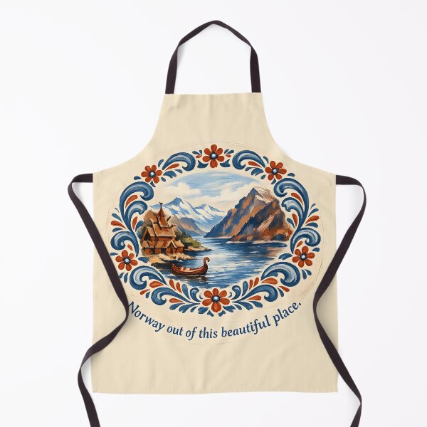 Item preview, Norway Out of This Beautiful Place designed and sold by KungPowUnicorn.
