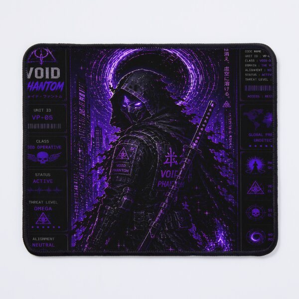 Item preview, Void Phantom (Series 9) - Cyberpunk Interstellar Stealth Operative Art designed and sold by RiteshCenter.