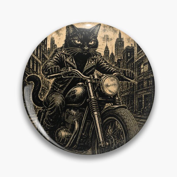 Item preview, Urban Black Cat Biker designed and sold by TVEX19.