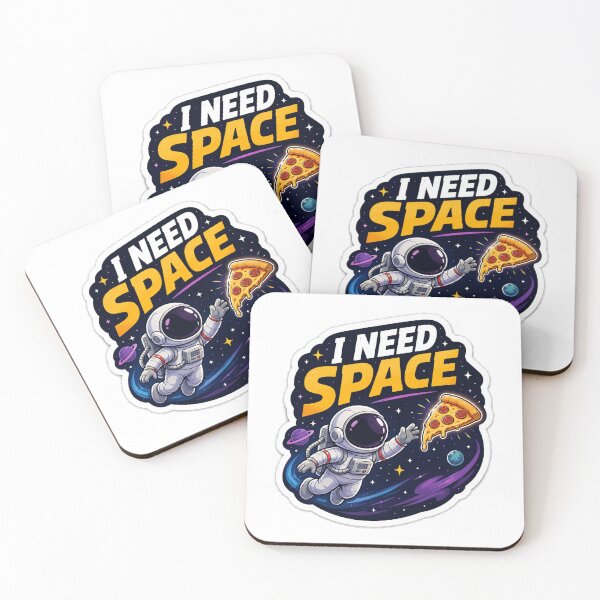 Item preview, I Need Space Pizza Astronaut designed and sold by Raphaiel.