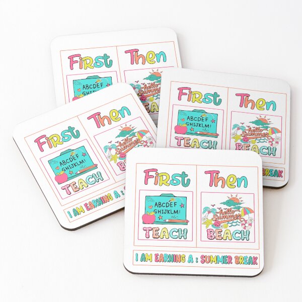 Item preview, First Teach Then Beach Summer Break Motivation designed and sold by TokyoAyashi.