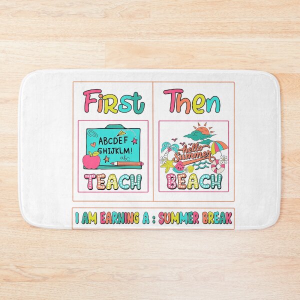 Item preview, First Teach Then Beach Summer Break Motivation designed and sold by TokyoAyashi.