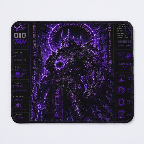 Item preview, Void Titan (Series 9) - Cyberpunk Interstellar Colossal Mecha Robot Art designed and sold by RiteshCenter.