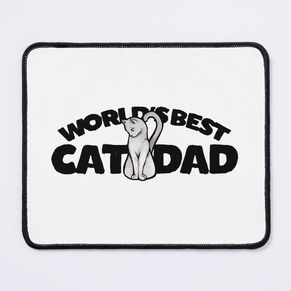 Item preview, WORLD'S BEST CAT DAD Text Graphic W Cat designed and sold by StranHabesre51.