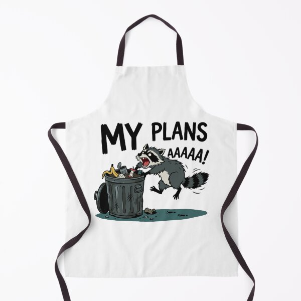 Item preview, My Plans Raccoon Funny Trash Panda Chaos Art designed and sold by Scorviouz.