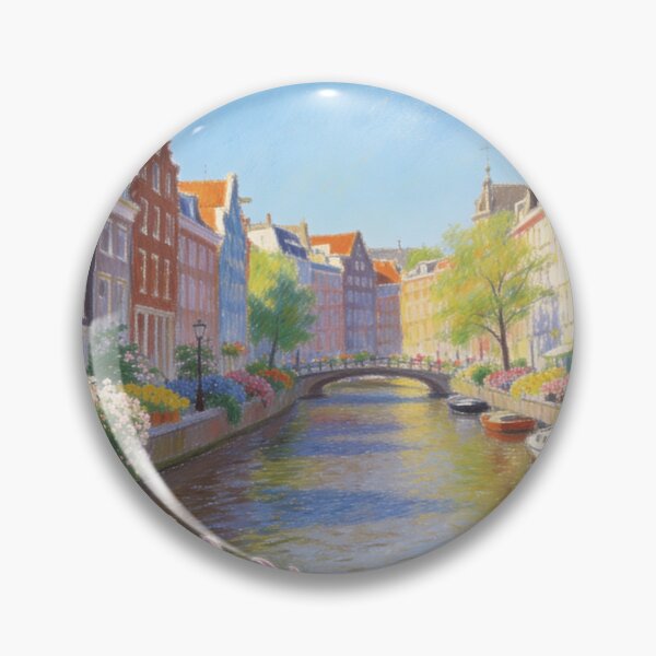 Item preview, Tulip Reflections Along Amsterdam Canals designed and sold by BlareBlare.