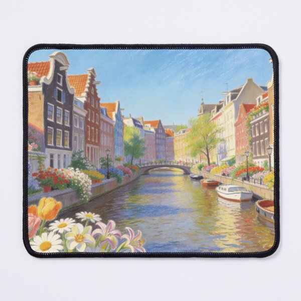 Item preview, Tulip Reflections Along Amsterdam Canals designed and sold by BlareBlare.