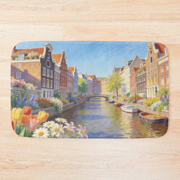 Item preview, Tulip Reflections Along Amsterdam Canals designed and sold by BlareBlare.