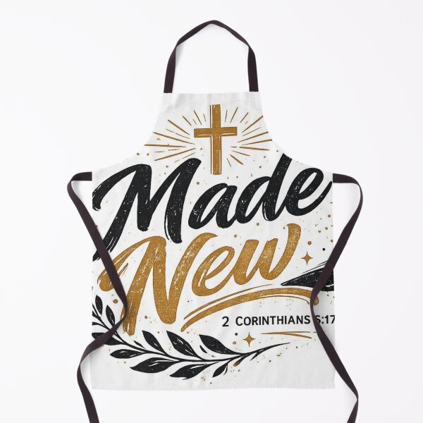 Item preview, Made New Christian Faith Typography Sticker designed and sold by Omanut Studio — By Ashwin..