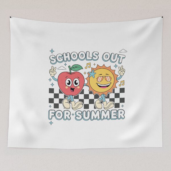 Item preview, Schools Out For Summer Retro Apple Sun Fun designed and sold by msolgray.