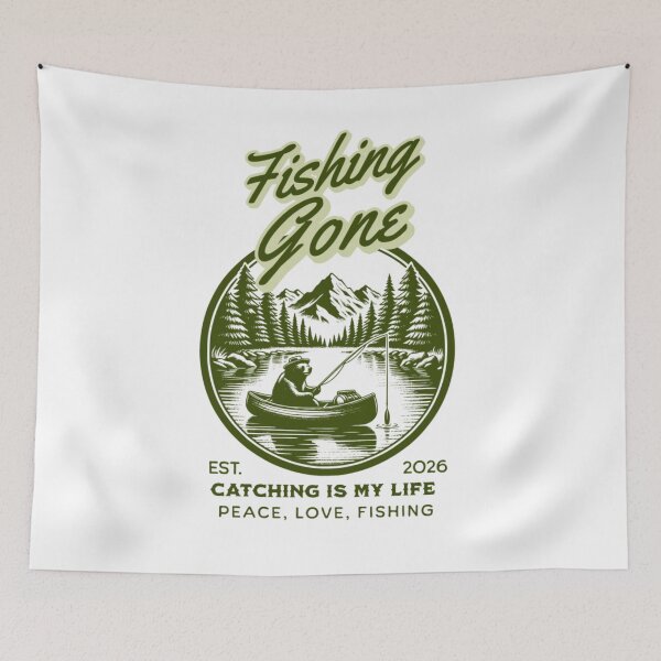 Item preview, Gone Fishing  designed and sold by TheEndDesign.