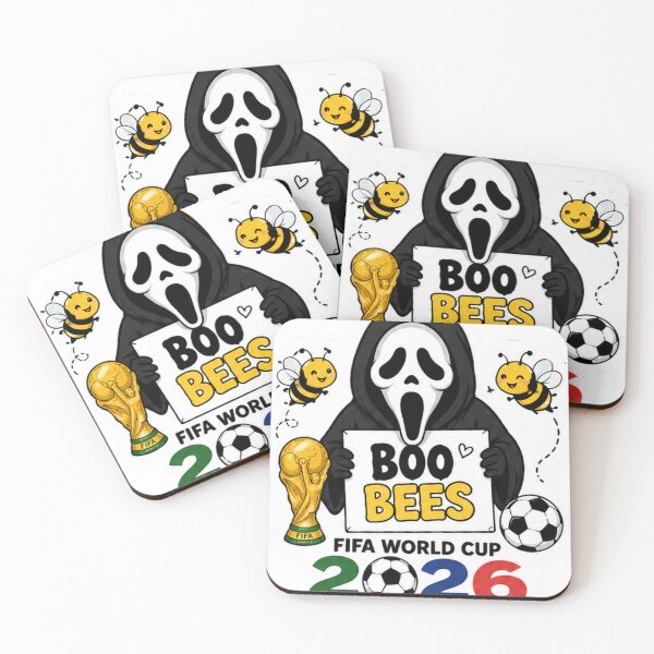 Item preview, “Not all heroes wear capes. Some wear ghost faces and buzz BOO BEES! ??”  “FIFA World Cup 2026 × BOO BEES – the sweetest (and spookiest) collab ever.” designed and sold by Ulikedigital14.