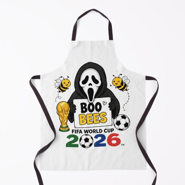 Item preview, “Not all heroes wear capes. Some wear ghost faces and buzz BOO BEES! ??” “FIFA World Cup 2026 × BOO BEES – the sweetest (and spookiest) collab ever.” designed and sold by Ulikedigital14.