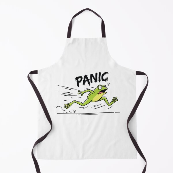 Item preview, Funny Panic Frog Social Anxiety Running Toad designed and sold by Scorviouz.