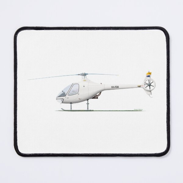 Item preview, GUIMBAL CABRI G2 VH-PDK 2020 PRINT designed and sold by Grubby Fingers Aircraft Illustration.