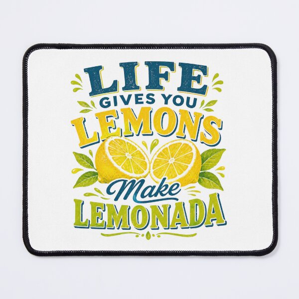 Item preview, Life Gives You Lemons Make Lemonade Motivational Citrus Design designed and sold by Backsay.