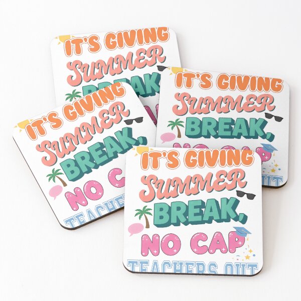 Item preview, Summer Break No Cap Teacher Life Vibes designed and sold by msolgray.