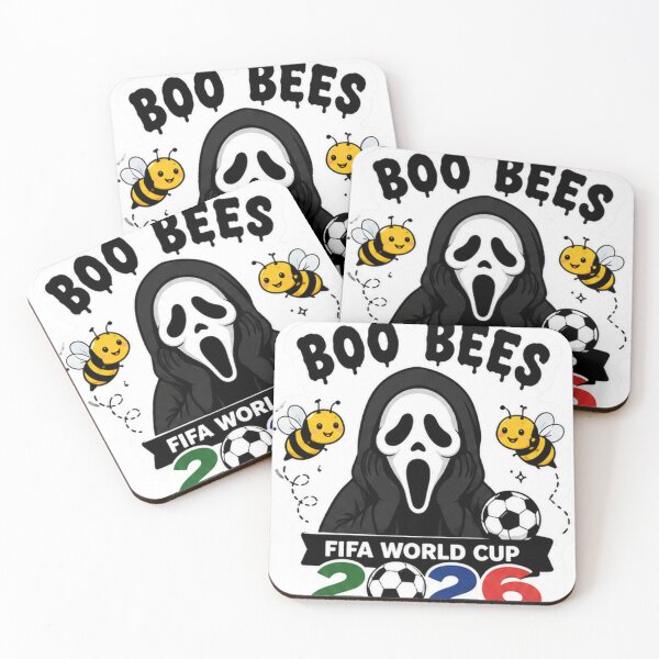Item preview, “Sting, spirit, and squad goals – BOO BEES style! ?⚽”  “When bees haunt the pitch… BOO BEES! ?? FIFA World Cup 2026 loading…” designed and sold by Ulikedigital14.