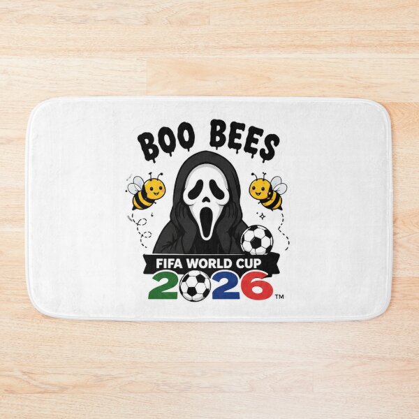 Item preview, “Sting, spirit, and squad goals – BOO BEES style! ?⚽”  “When bees haunt the pitch… BOO BEES! ?? FIFA World Cup 2026 loading…” designed and sold by Ulikedigital14.