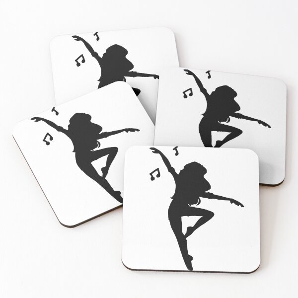 Item preview, Dancing Silhouette with Music Notes   designed and sold by ArtfulLife3456.