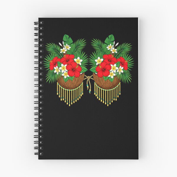 Item preview, Cute Hibiscus Coconut Bra Hawaii Summer Vacation Girls Women designed and sold by Littermin.