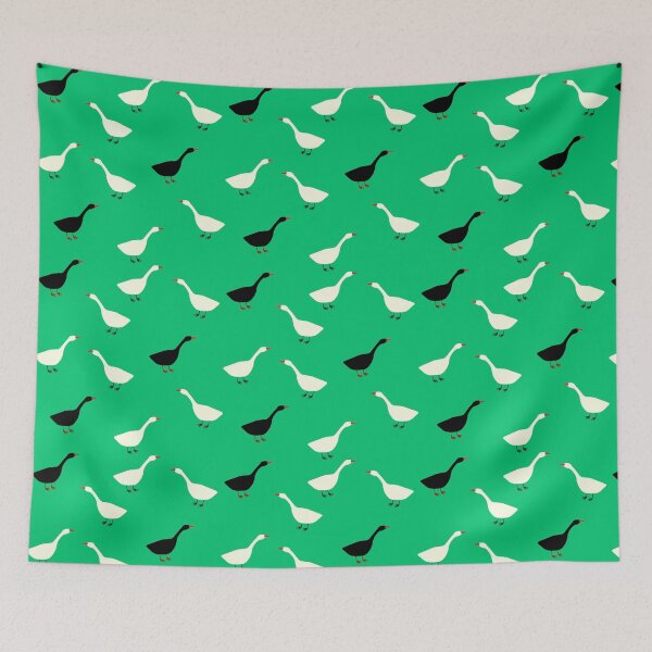 Item preview, Cute Geese and Grass Field Seamless Pattern designed and sold by Caterina@.