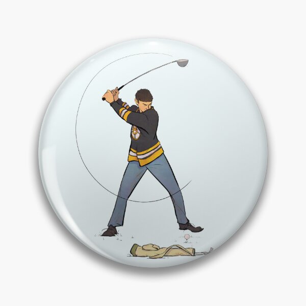 Item preview, Happy Gilmore – Iconic Golf Swing Cartoon Illustration designed and sold by The A-Press.