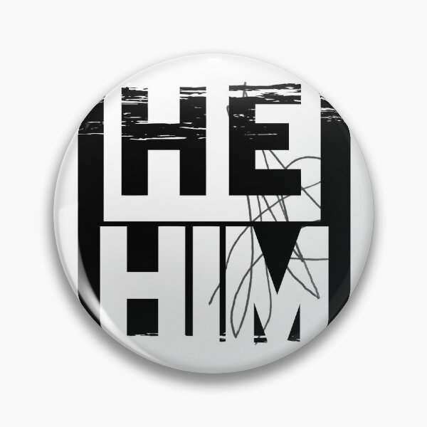 Item preview, Grunge Pronouns - He/Him designed and sold by ghoulkind.