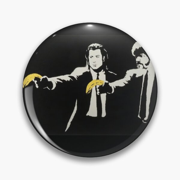 Item preview, Banksy Pulp Fiction Flower Thrower  designed and sold by Kaibosh21.