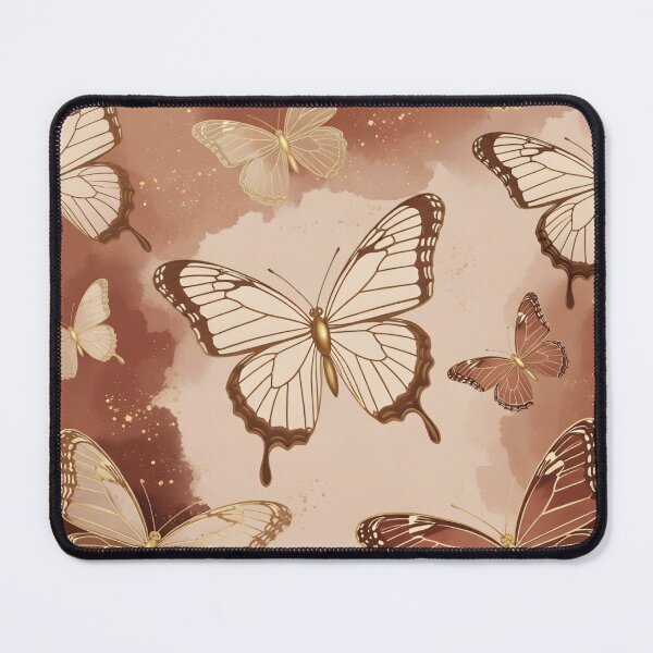 Item preview, Aesthetic Vintage Earth Tone Butterfly Seamless Pattern designed and sold by Hazelartdesign.