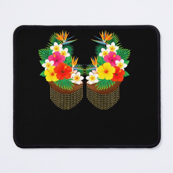 Item preview, Cute Hibiscus Coconut Bra Hawaii Summer Vacation Girls Women designed and sold by Littermin.