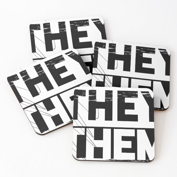 Item preview, Grunge Pronouns - They/Them designed and sold by ghoulkind.