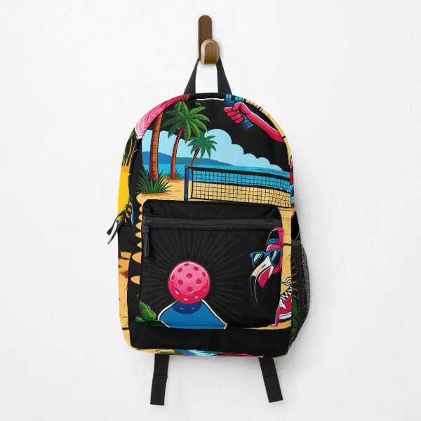 Item preview, Funny Flamingo Pickleball Tropical Beach Palm Trees Summer designed and sold by Littermin.