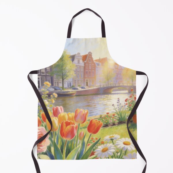 Item preview, Golden Morning Garden by the Amsterdam Waterway designed and sold by BlareBlare.