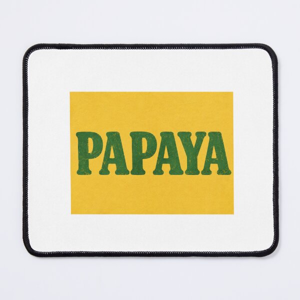 Item preview, Papaya Retro Fruit Typography Design designed and sold by Backsay.