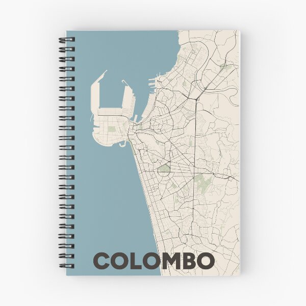 Item preview, Colombo Map designed and sold by MapsNerd.