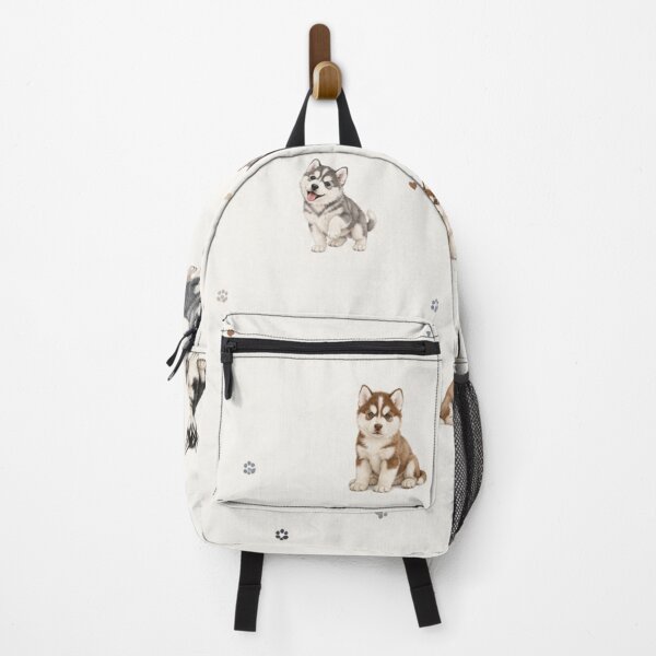 Item preview, Cute Colorful Husky Puppy Pattern | Adorable Siberian Husky Dog Lover Design designed and sold by Inkmatic Studio.