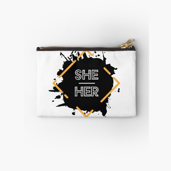 Item preview, Splatter Pronouns - She/Her designed and sold by ghoulkind.