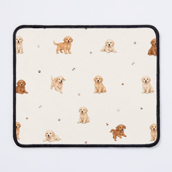 Item preview, Cute Golden Retriever Puppy Pattern | Adorable Golden Dog Lover Design designed and sold by Inkmatic Studio.