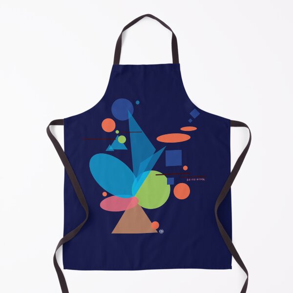 Item preview, Blooming colorful shapes blue designed and sold by DalPrint.