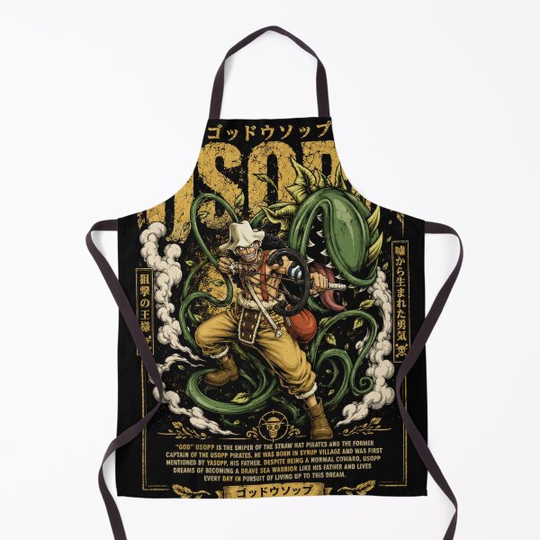 Item preview, Usopp Botanical Warrior Vintage Anime Art designed and sold by CozyMoodPrints.