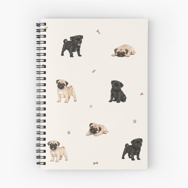 Item preview, Cute Pug Puppy Pattern | Adorable Pug Dog Lover Seamless Design designed and sold by Inkmatic Studio.