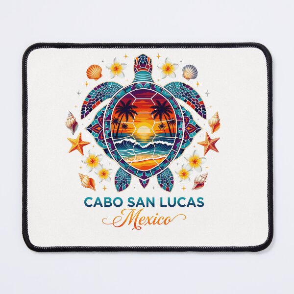 Item preview, Cabo San Lucas Mexico Turtle Tropical Beach Sunset Summer designed and sold by Littermin.