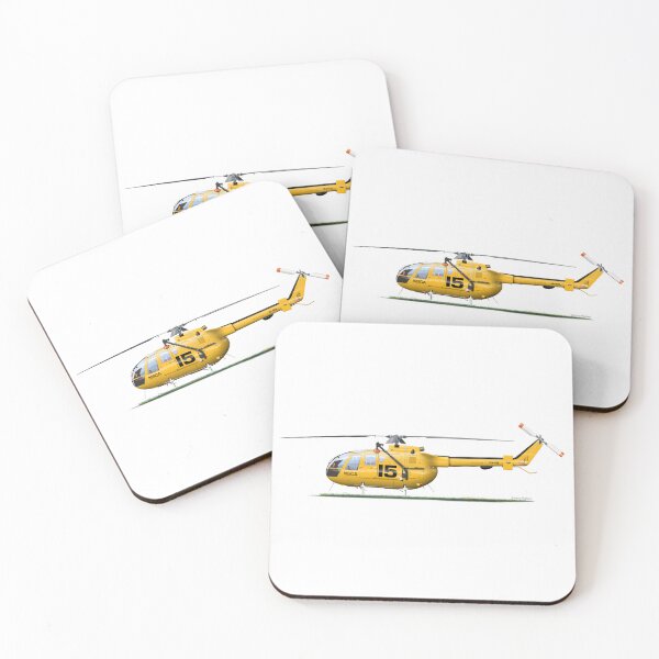 Item preview, MBB BO 105CBS VH-NSL NSCA 1985 designed and sold by Grubby Fingers Aircraft Illustration.