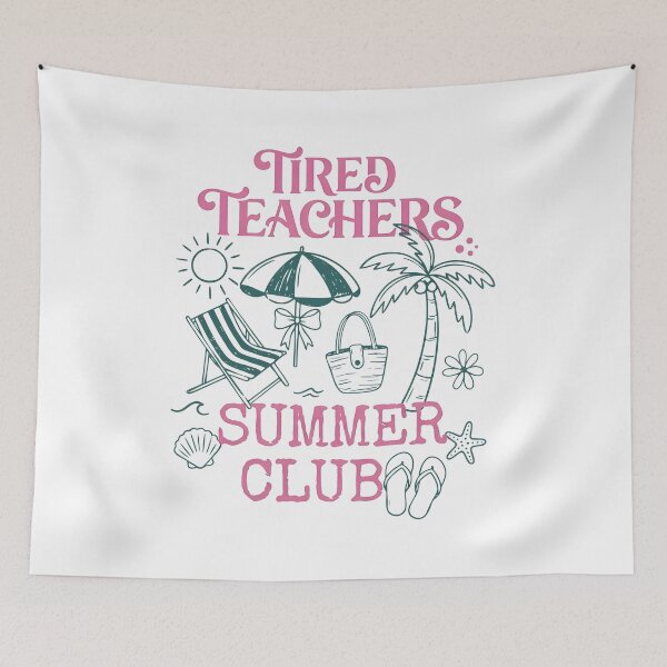 Item preview, Last Day of School Cheerful Pink Aqua Text designed and sold by snugglee.