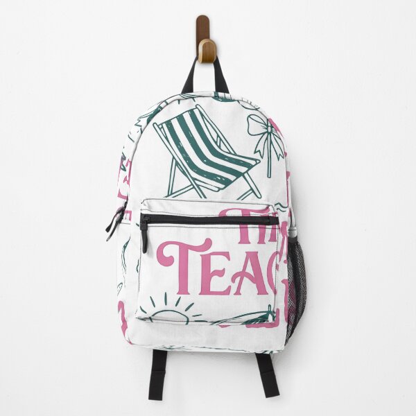 Item preview, Last Day of School Cheerful Pink Aqua Text designed and sold by snugglee.