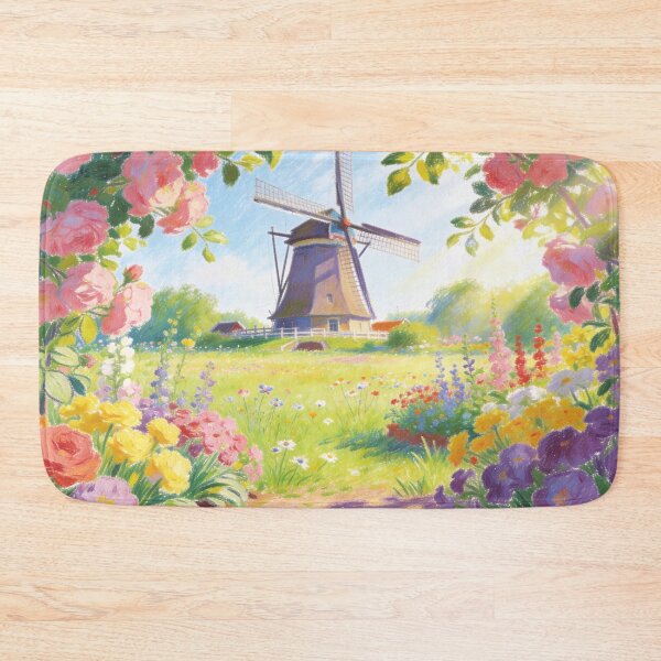 Item preview, Blooming Windmill Dreams of Amsterdam designed and sold by BlareBlare.