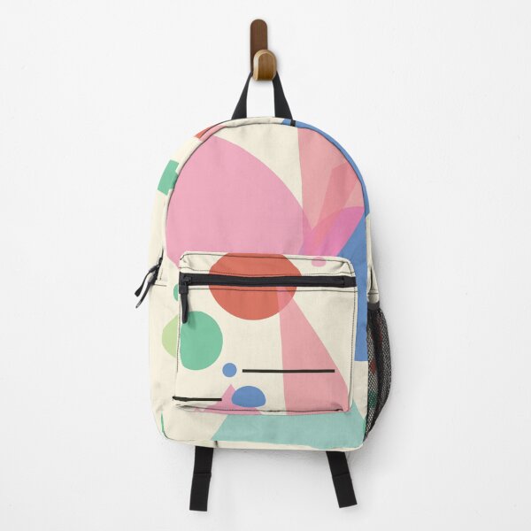 Item preview, Blooming colorful shapes pink designed and sold by DalPrint.