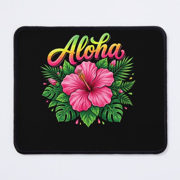 Item preview, Aloha Hibiscus Flowers Hawaii Tropical Beach Summer Vacation designed and sold by Littermin.