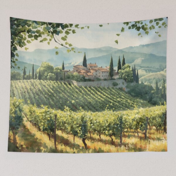 Item preview, Vineyard Italy Countryside designed and sold by SeaStarAlex.